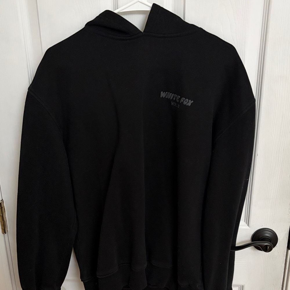 White Fox Boutique Classic Black Hoodie